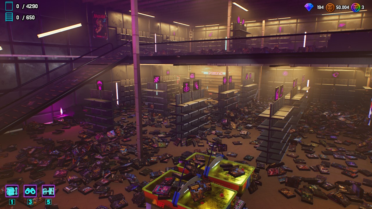 Ground-floor aisles and stairs