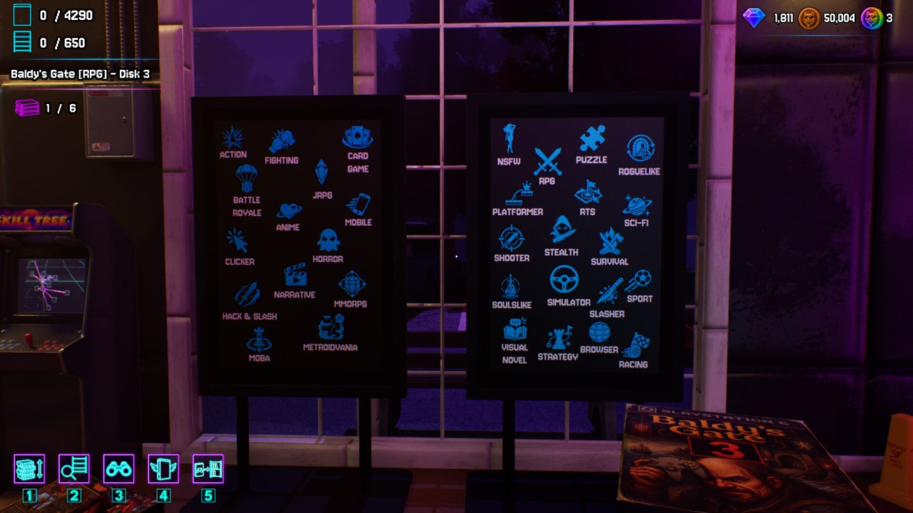 The two genre-symbol boards
